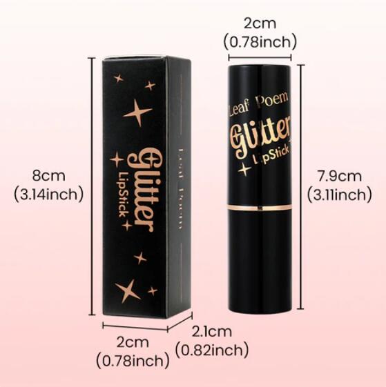 Diamond Lip Gloss Glitter Lipstick Waterproof