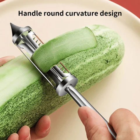 🎁2024-Christmas Hot Sale🎁Stainless steel Multifunctional Veggie Peeler - BUY MORE SAVE MORE