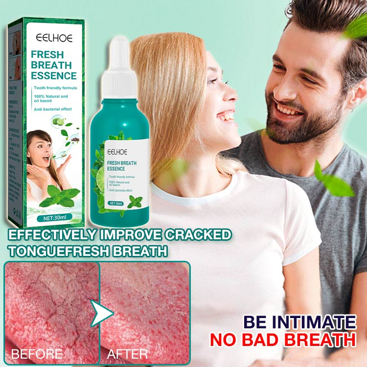 Buy 1 Get 1-Natural Fresh Breath Oral Care Essence-3 seconds to solve bad breath