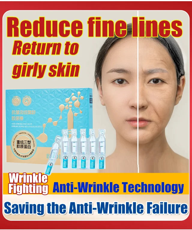 Single-Use Serum Anti-Wrinkle Fading Fine Lines Collagen Stick