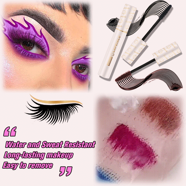 [Super amazing] Colored lengthening mascara, play with color slender and curl without smudging