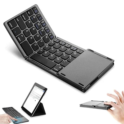 🔥Foldable Bluetooth Keyboard with Touchpad