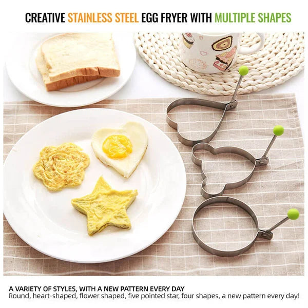 Stainless Steel Fried Egg Molds