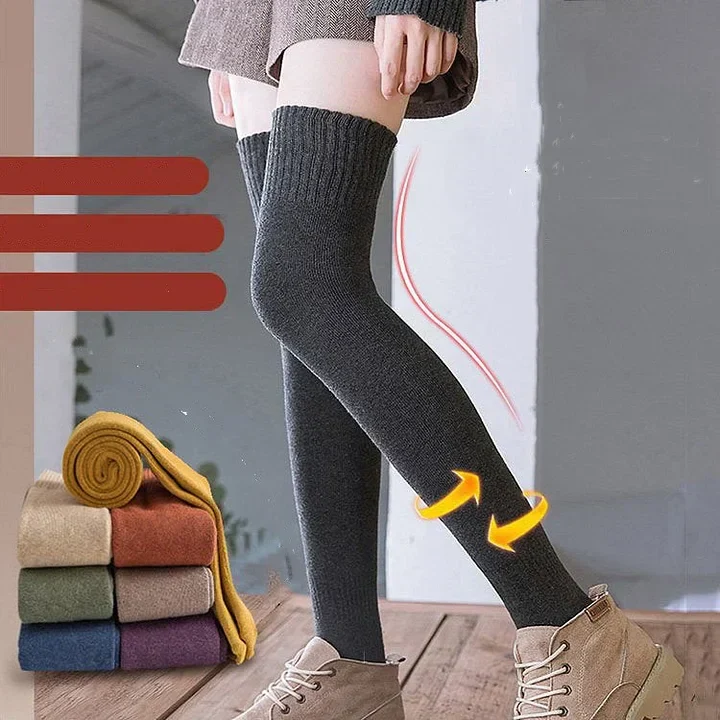 🔥Last Day 49% OFF - 🧦The Perfect Blend of Warmth and Style Thickened Over-The-Knee Socks