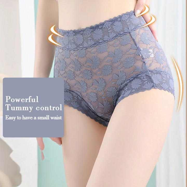 Pay 1 Get 4packs🌷Sexy Seamless Thin Lace Silk Care Panties