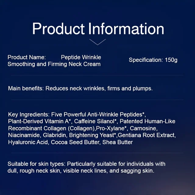 Moisturizing Neck Care Cream