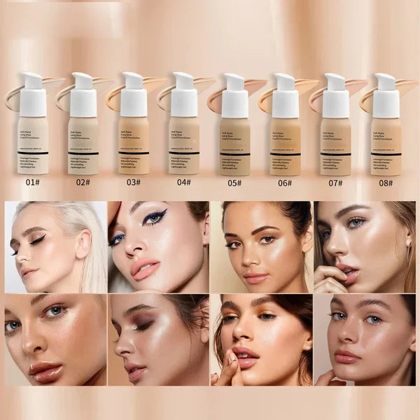 🌹49% Off - 🔥Soft Matte Liquid Foundation