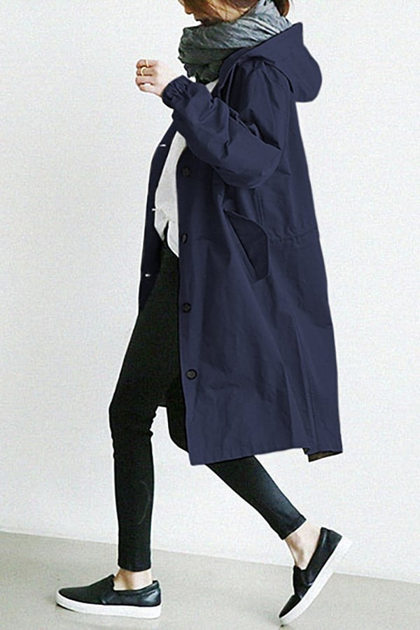 🔥 Last Day 49%OFF🔥 Hooded Trench Coat