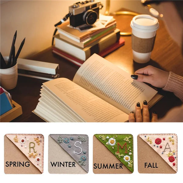 🔖Personalized Embroidery Felt Bookmarks