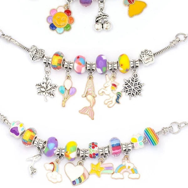 🎁2024-Christmas Hot Sale🎁🎉The Best Gift For Children-🎀DIY Gorgeous Bracelet Set