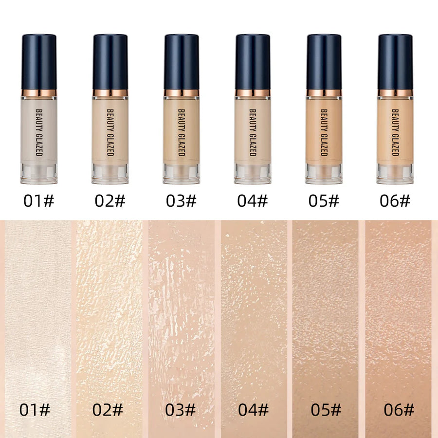 BEAUTY GLAZED 6 Color Serum Liquid Foundation