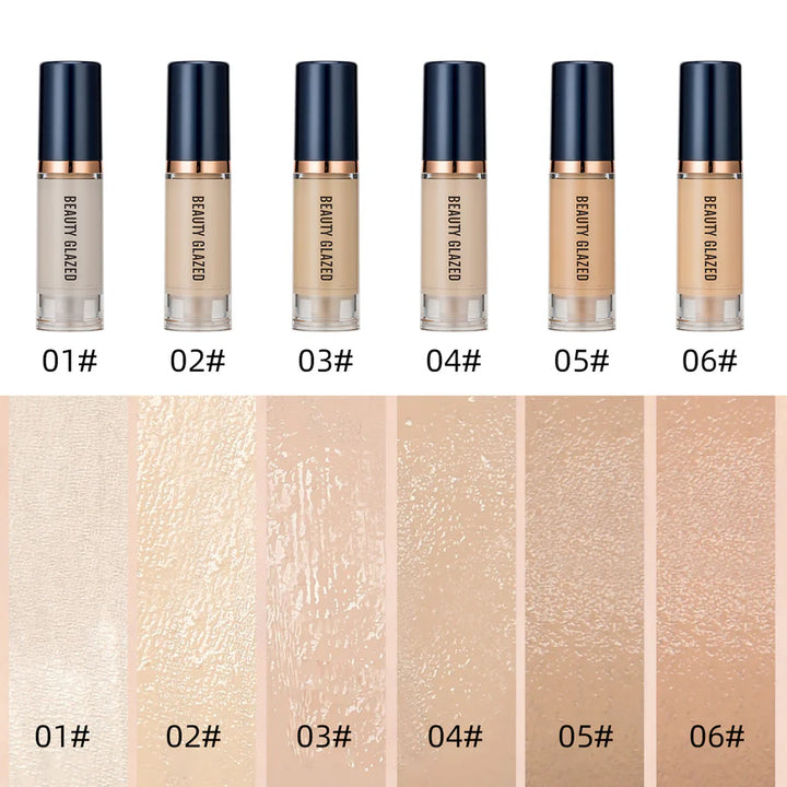 BEAUTY GLAZED 6 Color Serum Liquid Foundation