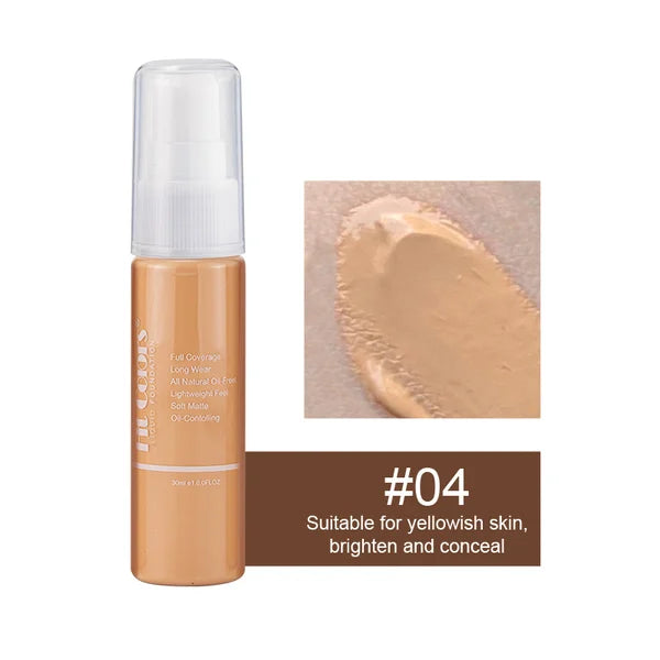 🔥 Professional Makeup Concealer Liquid Foundation