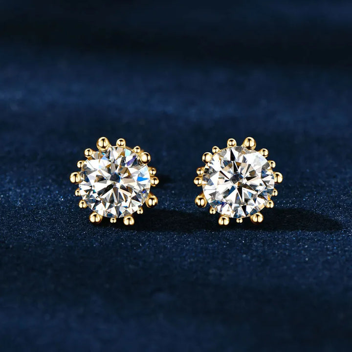 Fireworks Moissanite Stud Earrings (4.0 ct.tw.)