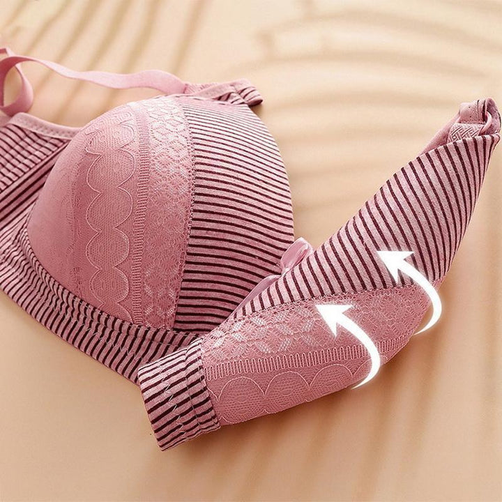 2024 NEW PLUS SIZE BRA WOMEN UNDERWEAR WIRE FREE COMFORT SOFT THIN BREATHABLE