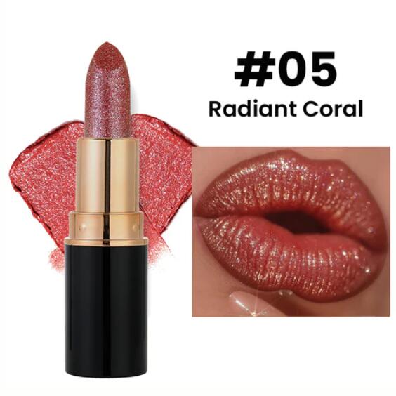 Diamond Lip Gloss Glitter Lipstick Waterproof