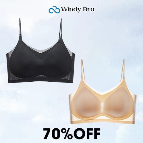 WindyBra - LAST DAY 70% OFF - Summer seamless ultra-thin plus size ice silk comfort bra