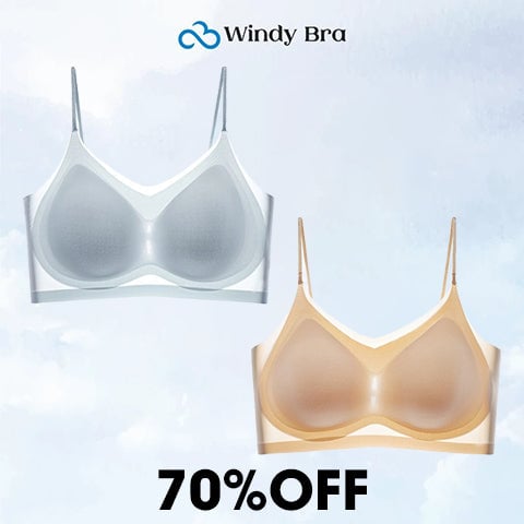 WindyBra - LAST DAY 70% OFF - Summer seamless ultra-thin plus size ice silk comfort bra