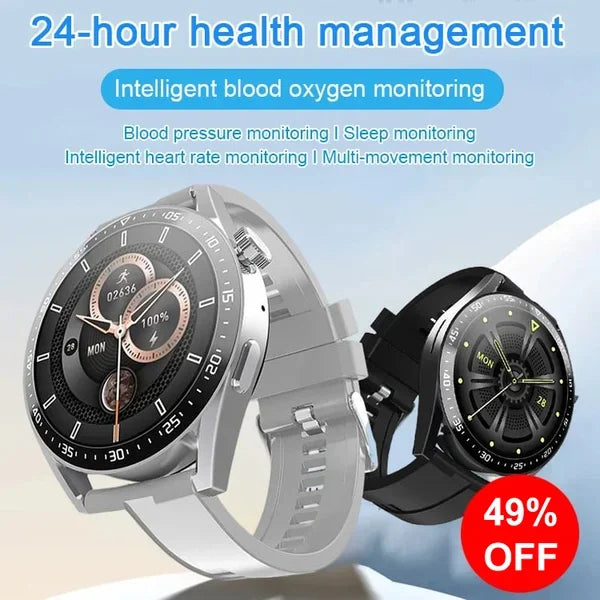 🔥🔥Painless Blood Glucose & Oxygen Monitoring Smart Bluetooth Health Watch⌚