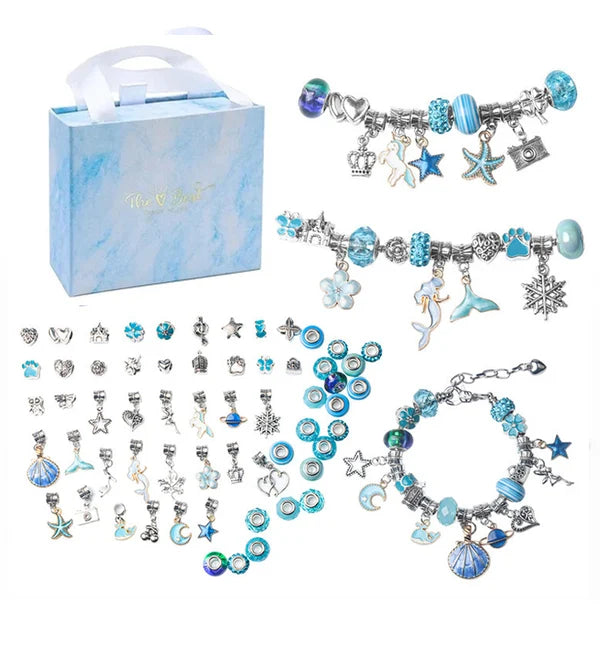 🎁2024-Christmas Hot Sale🎁🎉The Best Gift For Children-🎀DIY Gorgeous Bracelet Set