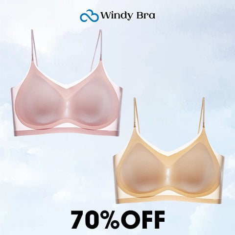 WindyBra - LAST DAY 70% OFF - Summer seamless ultra-thin plus size ice silk comfort bra