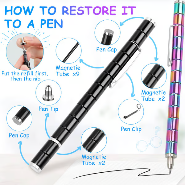 🤣🖊️Magnetic Fidget Pen