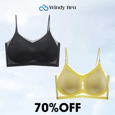 WindyBra - LAST DAY 70% OFF - Summer seamless ultra-thin plus size ice silk comfort bra