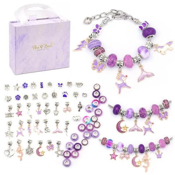 🎁2024-Christmas Hot Sale🎁🎉The Best Gift For Children-🎀DIY Gorgeous Bracelet Set