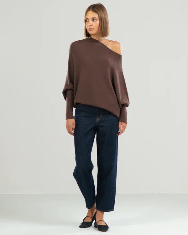 2024 New Asymmetric Draped Jumper