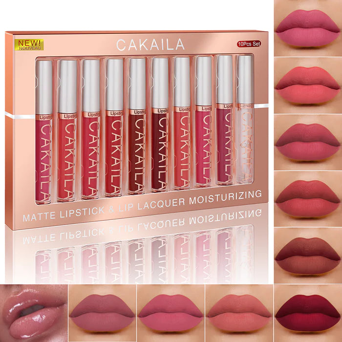 Matte Lipstick Set of 10