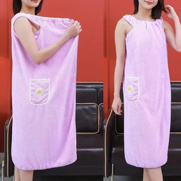 (🔥High Repurchase Rate)2024 Quick Dry Absorb Water Wearable Bath Towel