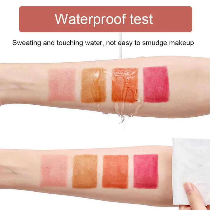 Shimmer eyeshadow and lying silkworm pen