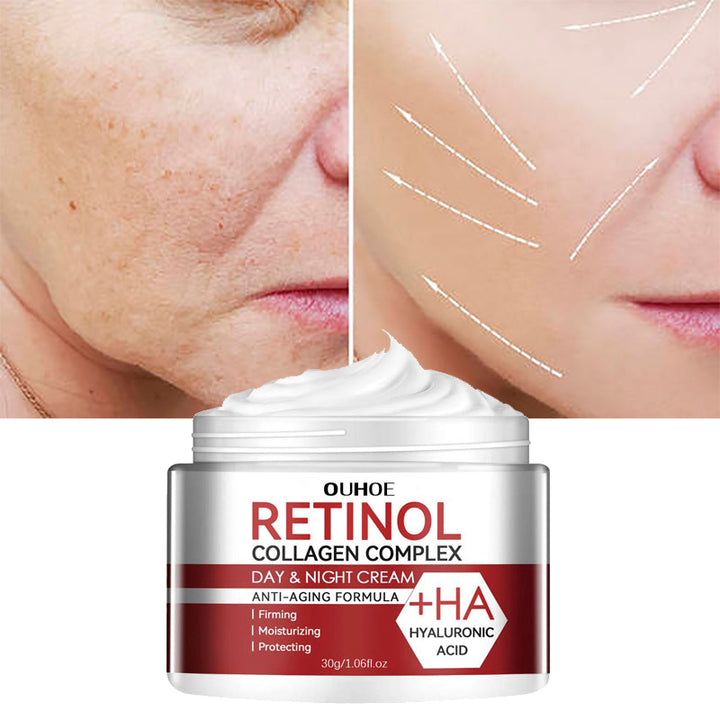 Retinol Wrinkle Removing Cream Anti Aging Firming Lifting Fade Fine Lines Moisturizing Brightening Skin Care Korean Cosmetics