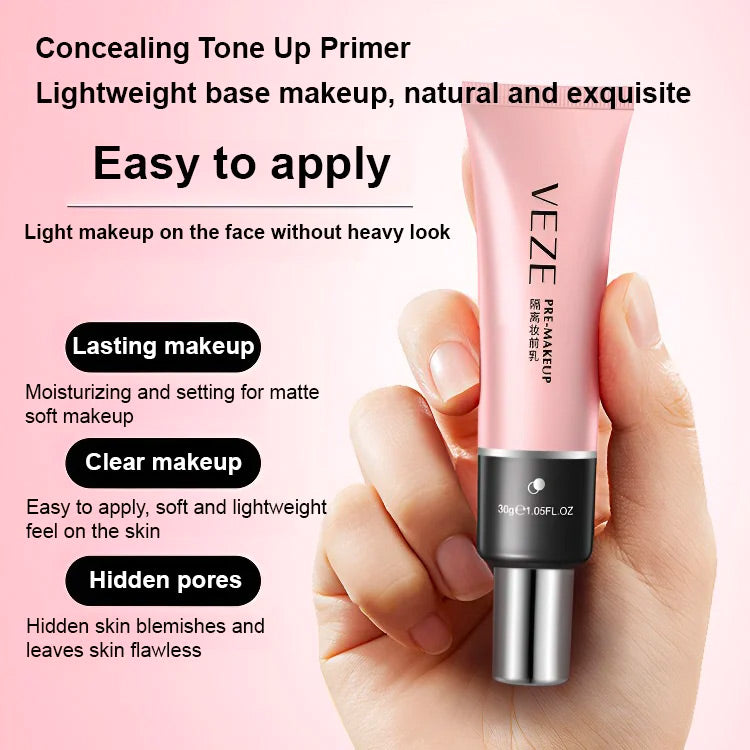 Halloween Super Promo-Korea Concealer and Brightening Primer 16HR Wear, Long Lasting, Oil Control -Buy 1 Get 1