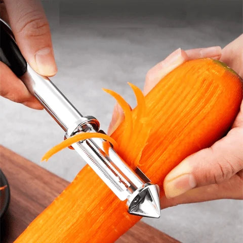 🎁2024-Christmas Hot Sale🎁Stainless steel Multifunctional Veggie Peeler - BUY MORE SAVE MORE