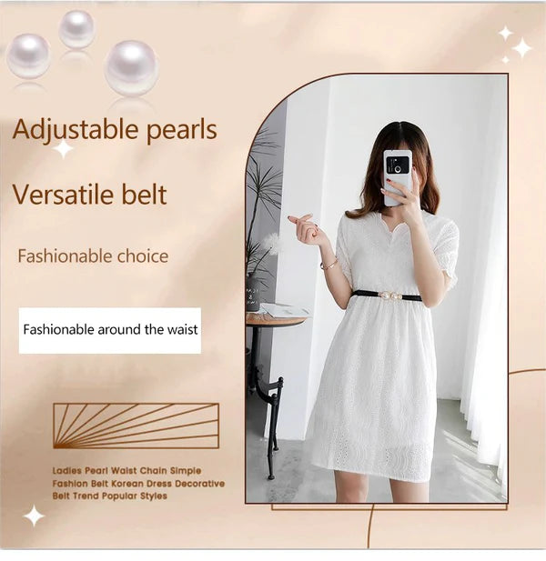 Adjustable Pearl Versatile Decorative Belt（50% OFF）