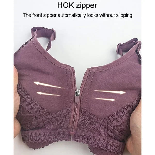 😍Buy 1 Get 1 Free Today🔥Front Zipper Full Cup Lift Bra