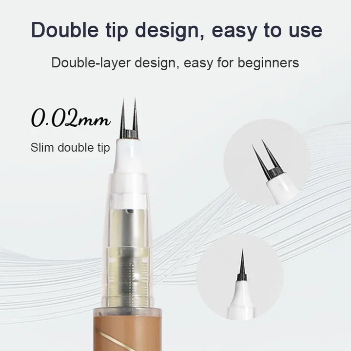 Double tip lower eyelash pencil