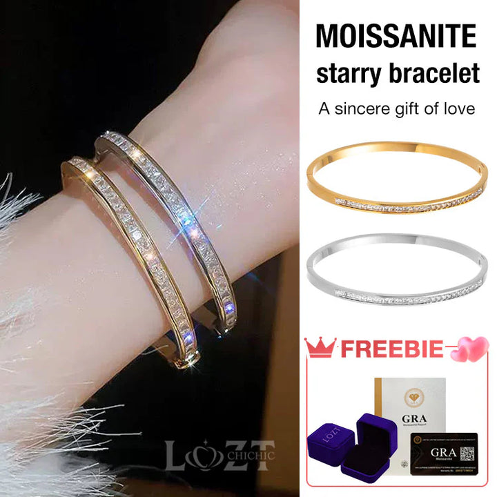 Luxury Moissanite starry bracelet