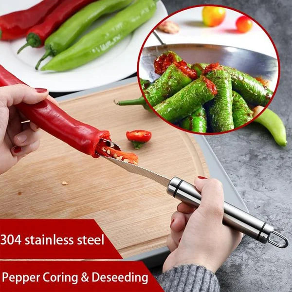 (🔥Last Day Promotion- SAVE 40% OFF) Pepper Seed Corer Remover(buy 3 get 2 free now)