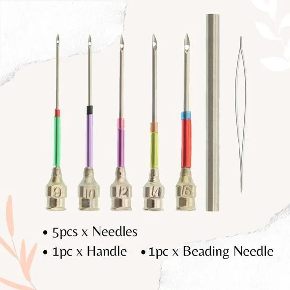 Easy Stitch Embroidery Stitching Punch Needles Set-BUY 2 SETS GET 2 SETS FREE NOW!