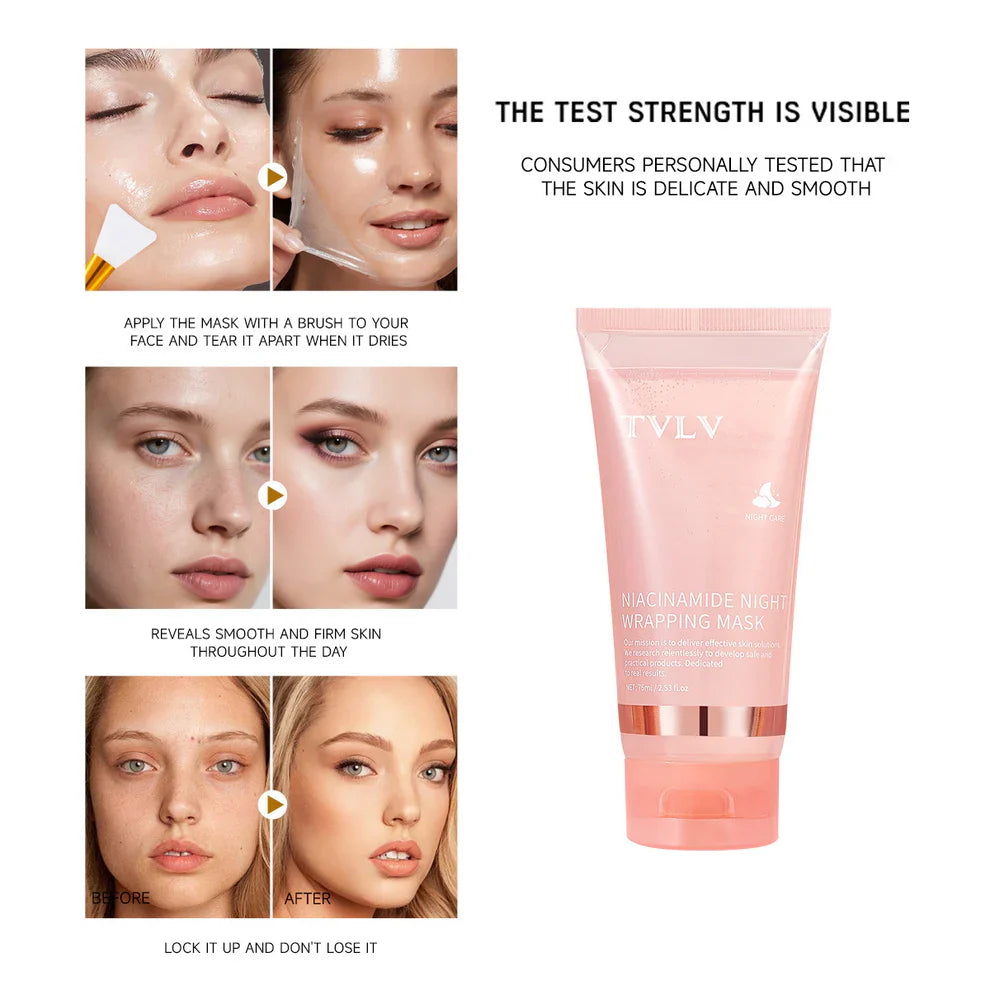 Buy 2 Collagen Night Masks, Get 1 Free! Wake Up to Youthful, Hydrated Skin!