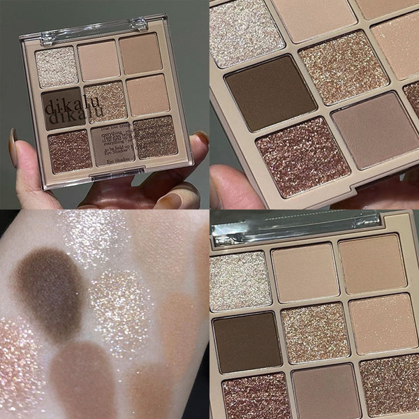 9 Colors Cool Toned Eyeshadow Palette