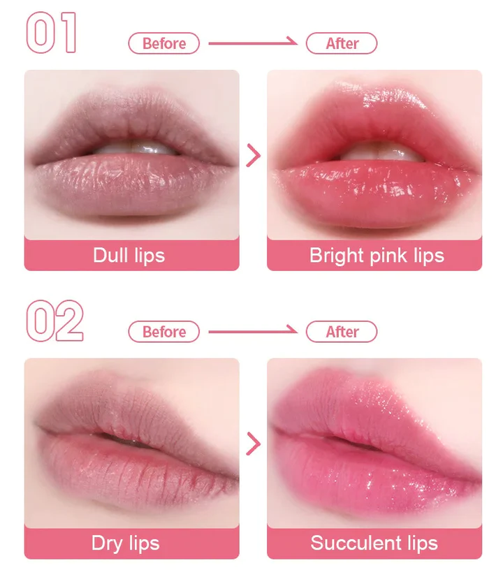 CRYSTAL JELLY FLOWER LIPSTICK COLOR CHANGING WITH TEMPERATURE