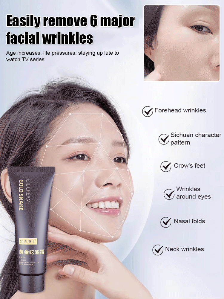【Wrinkle Buster】Golden Snake Oil Cream