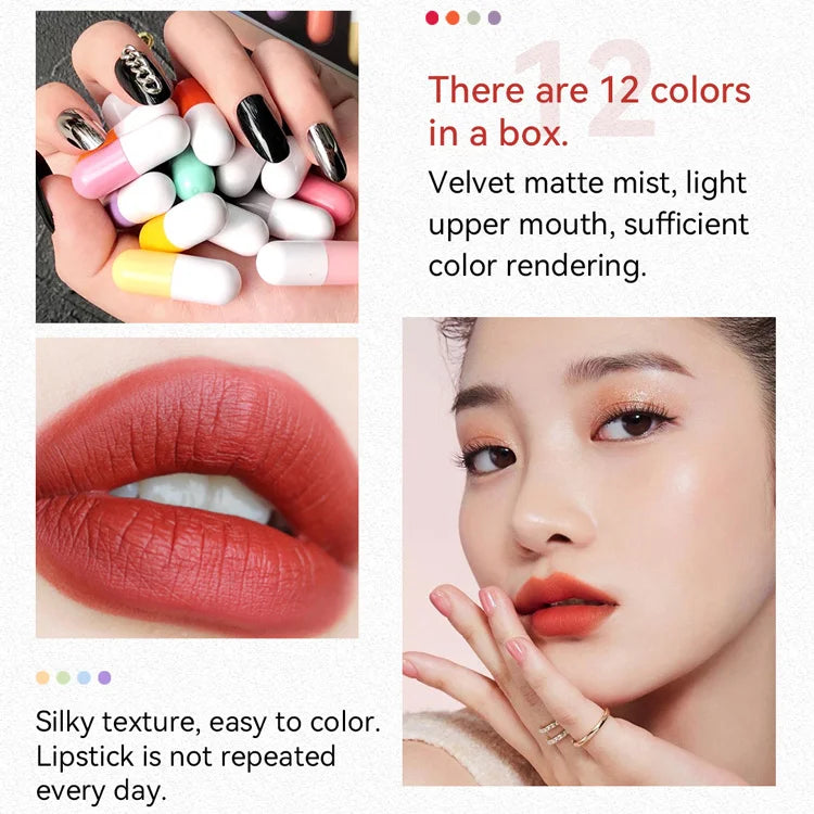 80%OFF-Mini capsule lipstick set