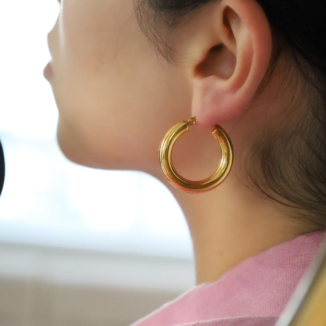 Chunky Hoop Earring