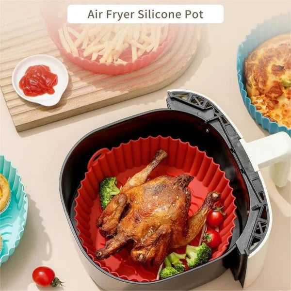 🎁2024 New Year Hot Sale🎁⚡ 47% OFF - Air Fryer Silicone Baking Tray🍟Buy 1 Get 1 Free