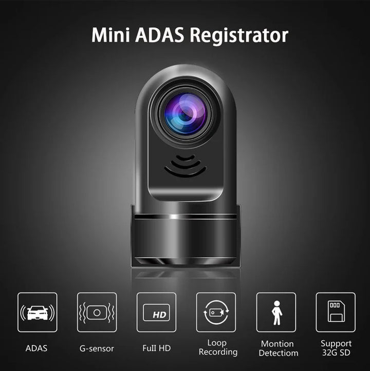 🔥Hot Sale 49% OFF 🔥360° Rotating ADAS Dashcam