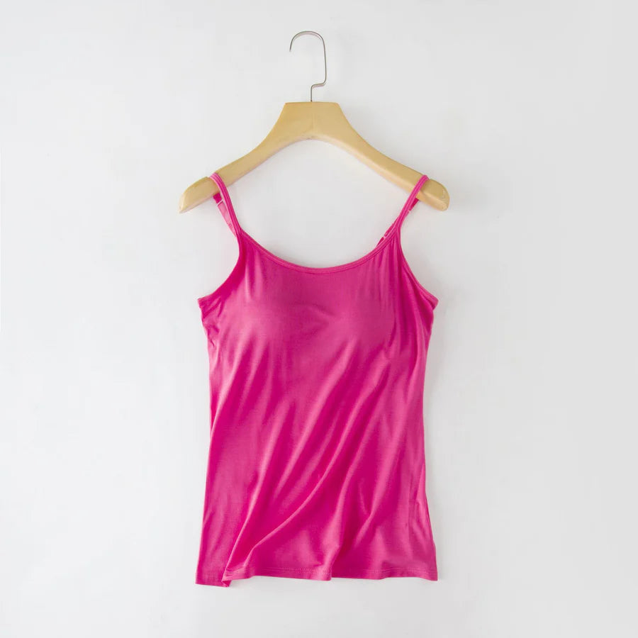 Hot sale Women Tank Top with Built in Bra Camisole